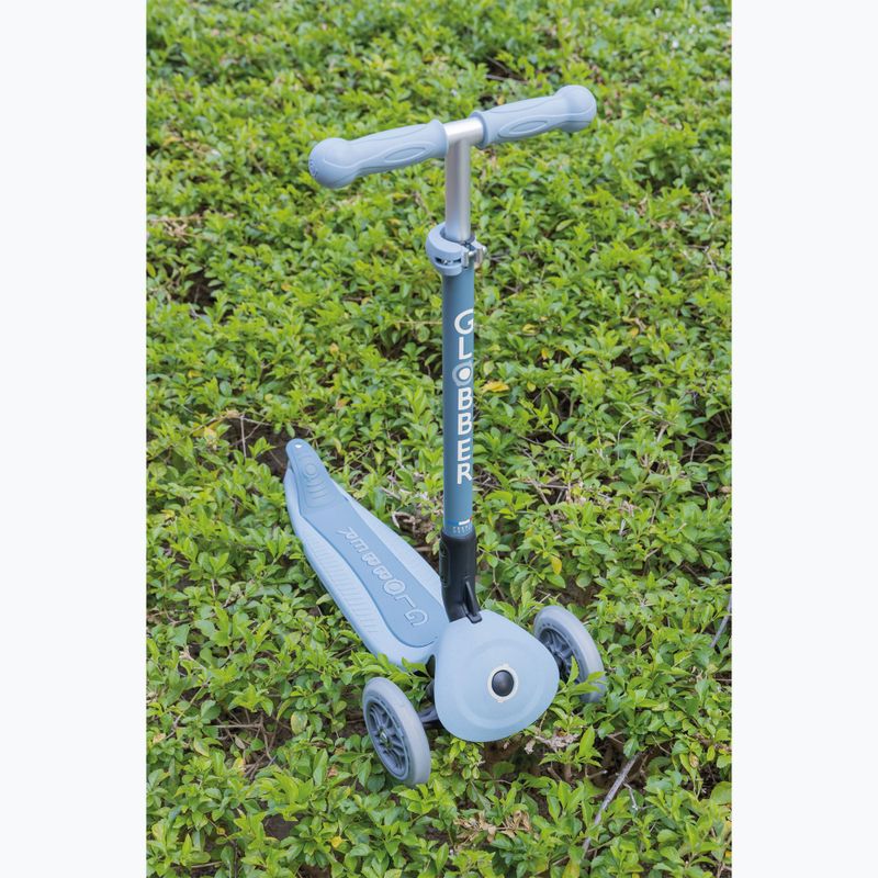 Gyermek háromkerekű roller Globber Junior Primo Foldable Lights Eco blueberry 10