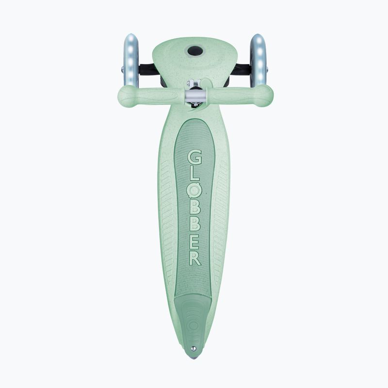 Gyermek háromkerekű roller Globber Junior Primo Foldable Lights Eco pistachio 4