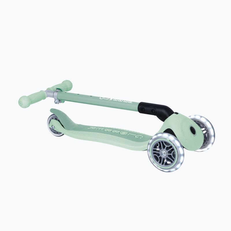 Gyermek háromkerekű roller Globber Junior Primo Foldable Lights Eco pistachio 6
