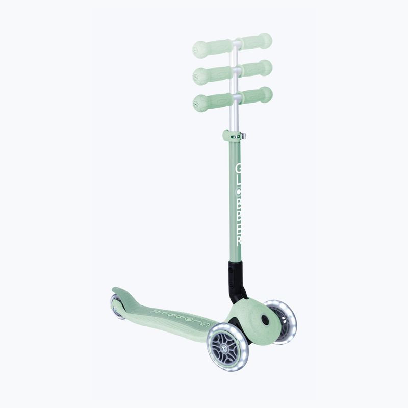 Gyermek háromkerekű roller Globber Junior Primo Foldable Lights Eco pistachio 8