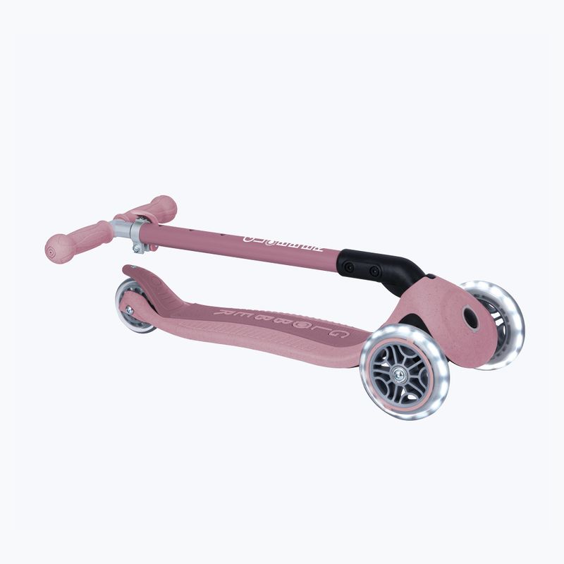 Gyermek háromkerekű roller Globber Junior Primo Foldable Lights Eco berry 4