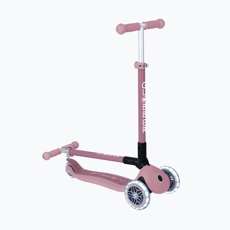 Gyermek háromkerekű roller Globber Junior Primo Foldable Lights Eco berry 7
