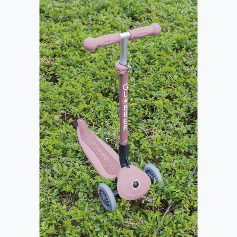 Gyermek háromkerekű roller Globber Junior Primo Foldable Lights Eco berry 9