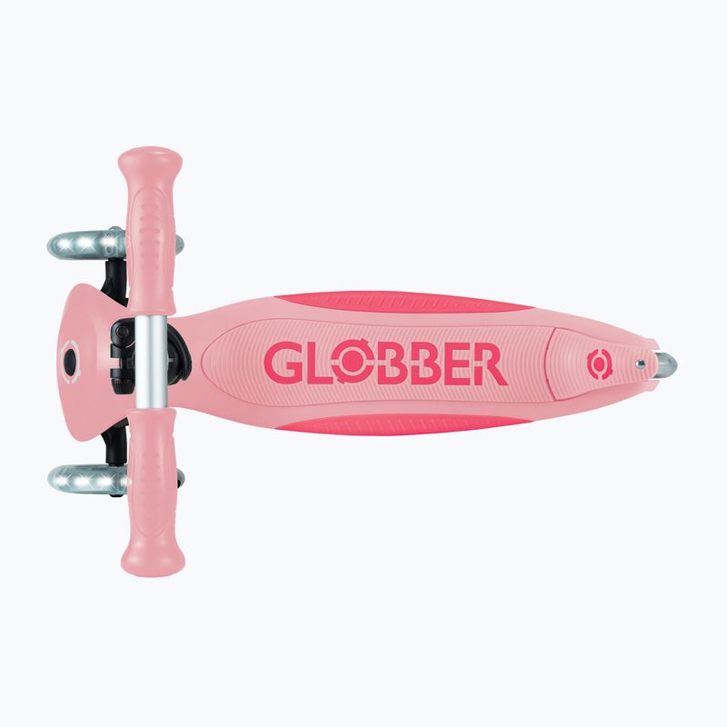 Globber Primo Összecsukható Plus Lights gyermek háromkerekű pasztell rózsaszínű 5