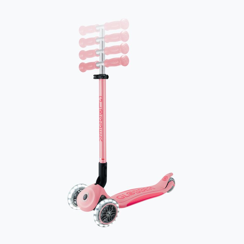 Globber Primo Összecsukható Plus Lights gyermek háromkerekű pasztell rózsaszínű 8