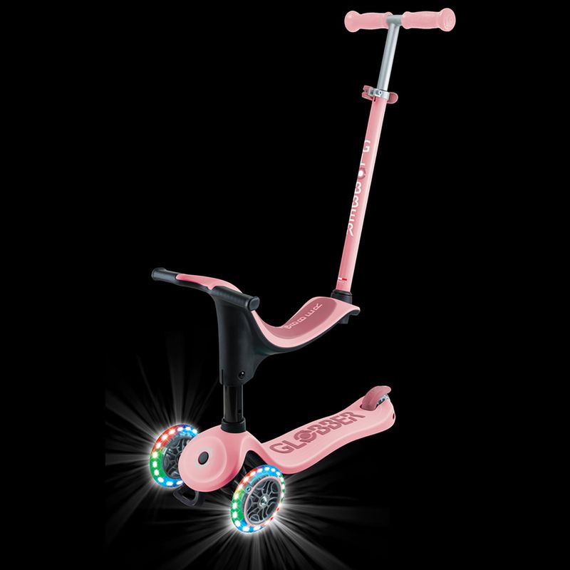 Globber Go.Up Sporty Lights gyermek tricikli pasztell rózsaszínű 4