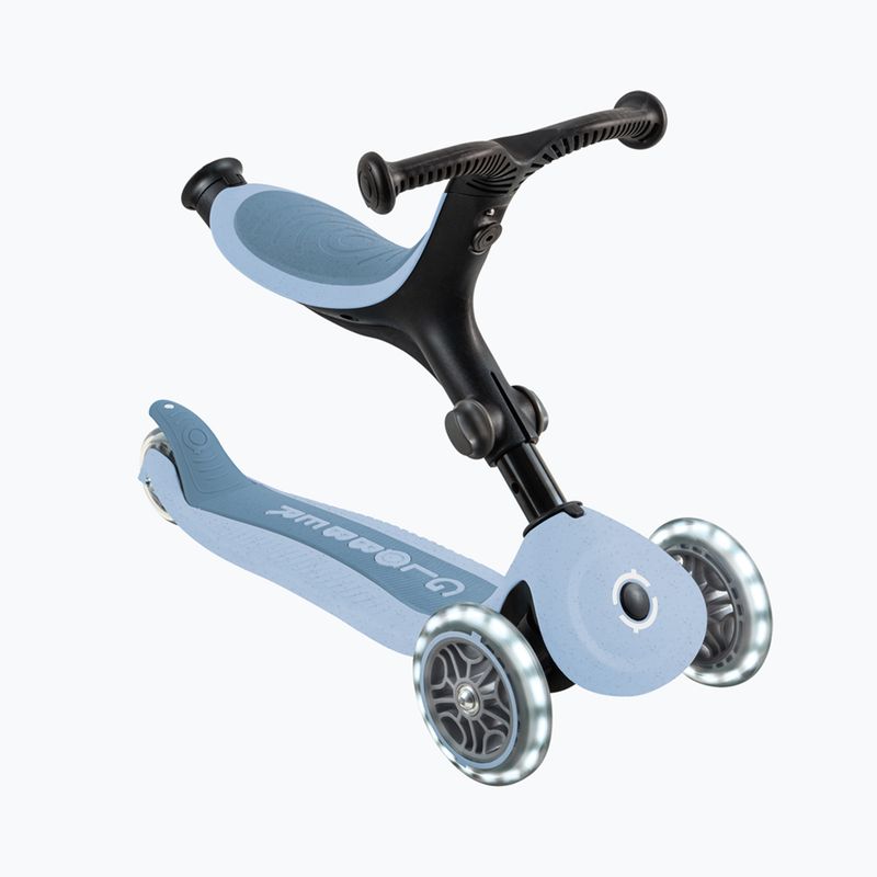 Gyermek háromkerekű roller Globber Go.Up Active Ecologic Lights blueberry 4