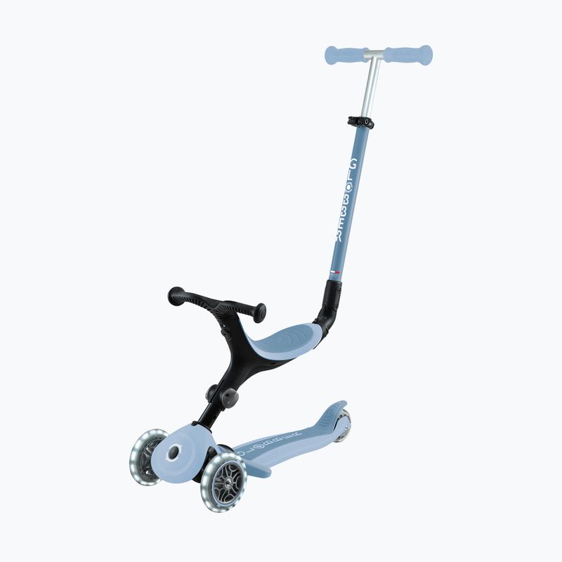 Gyermek háromkerekű roller Globber Go.Up Active Ecologic Lights blueberry 12