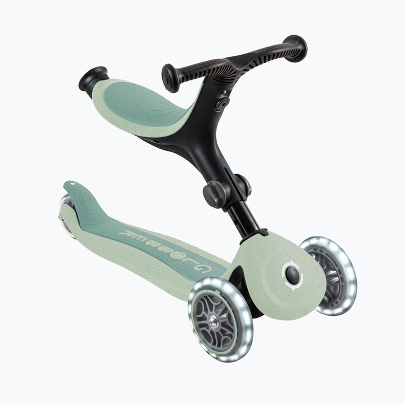 Gyermek háromkerekű roller Globber Go.Up Active Ecologic Lights pistachio 4