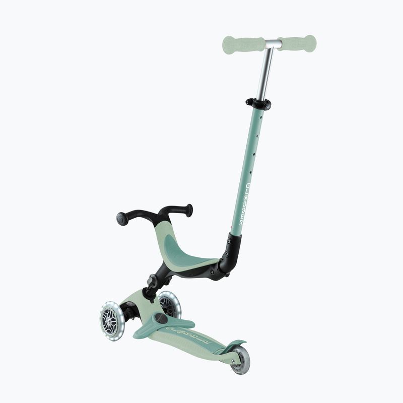 Gyermek háromkerekű roller Globber Go.Up Active Ecologic Lights pistachio 9