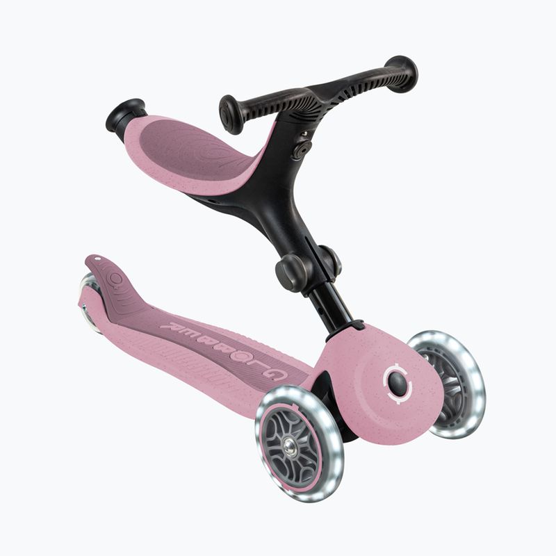 Gyermek háromkerekű roller Globber Go.Up Active Ecologic Lights berry 4