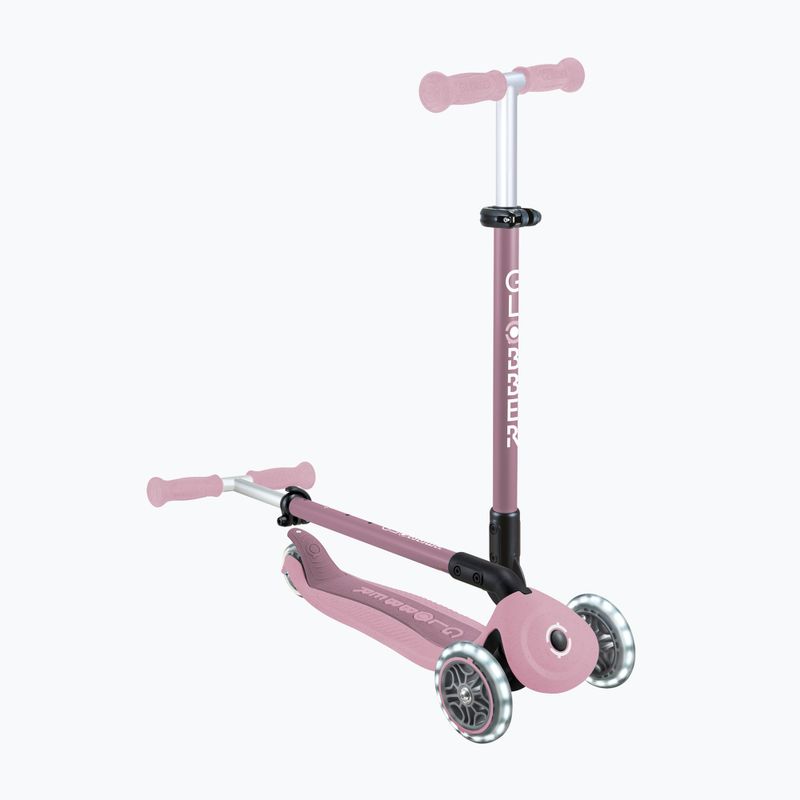 Gyermek háromkerekű roller Globber Go.Up Active Ecologic Lights berry 14