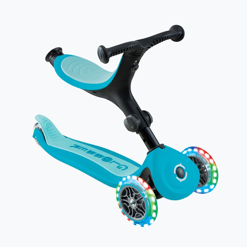 Gyermek háromkerekű roller Globber Go.Up Active Lights 360 aqua 4