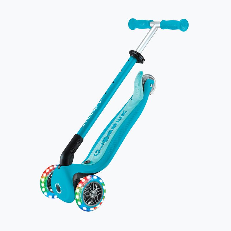 Gyermek háromkerekű roller Globber Go.Up Active Lights 360 aqua 8