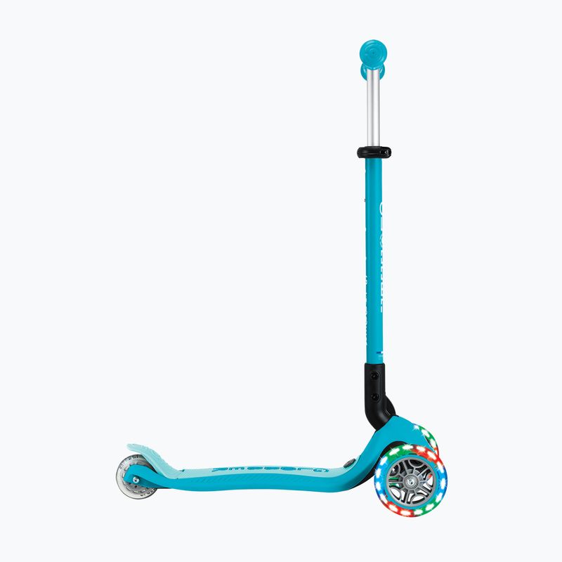 Gyermek háromkerekű roller Globber Go.Up Active Lights 360 aqua 9