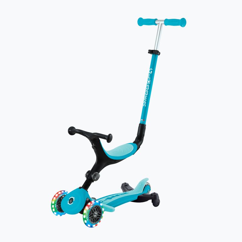 Gyermek háromkerekű roller Globber Go.Up Active Lights 360 aqua 11