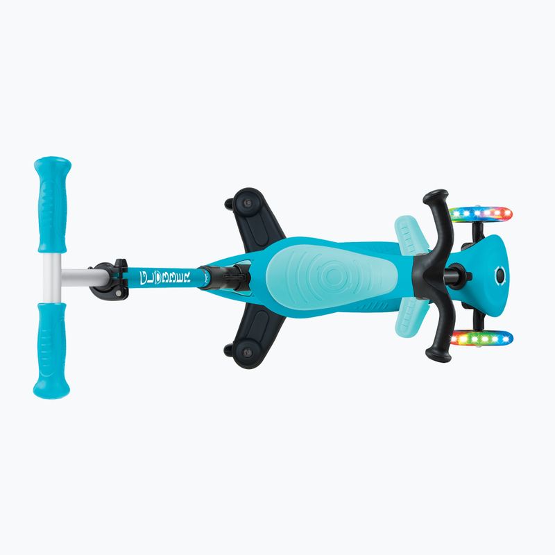 Gyermek háromkerekű roller Globber Go.Up Active Lights 360 aqua 14