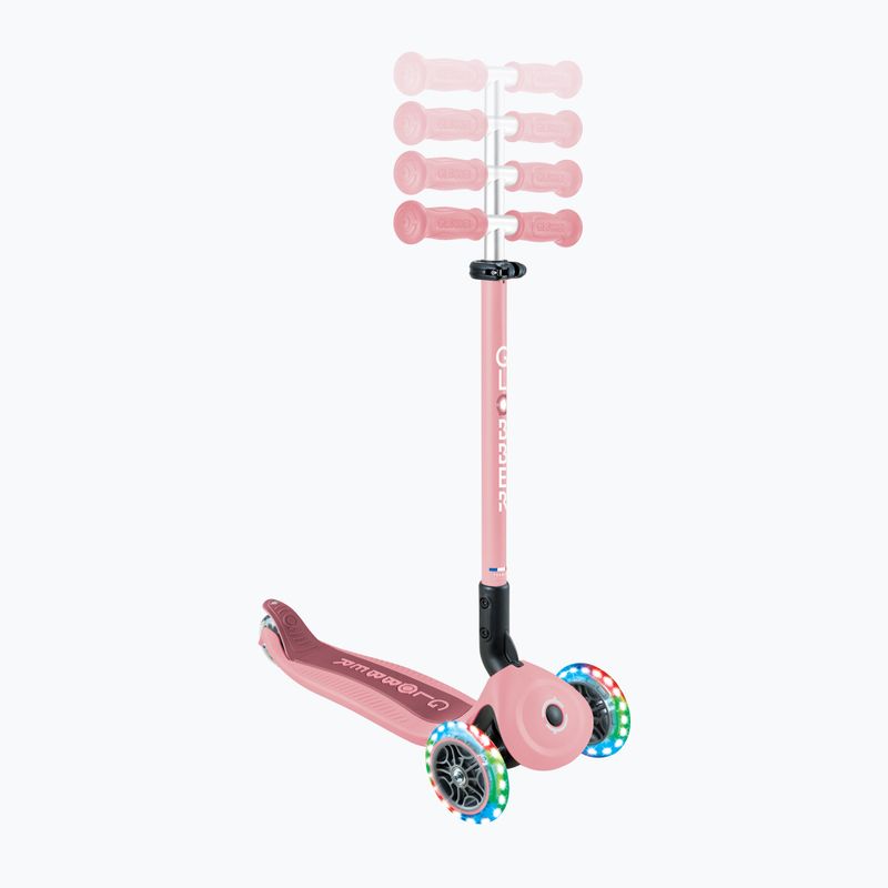 Gyermek háromkerekű roller Globber Go.Up Active Lights 360 pink 16