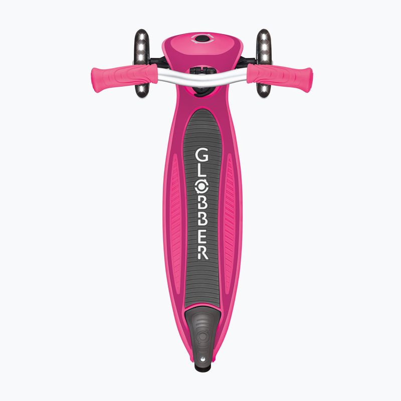 Gyermek háromkerekű roller Globber Master Lights fuchsia 5