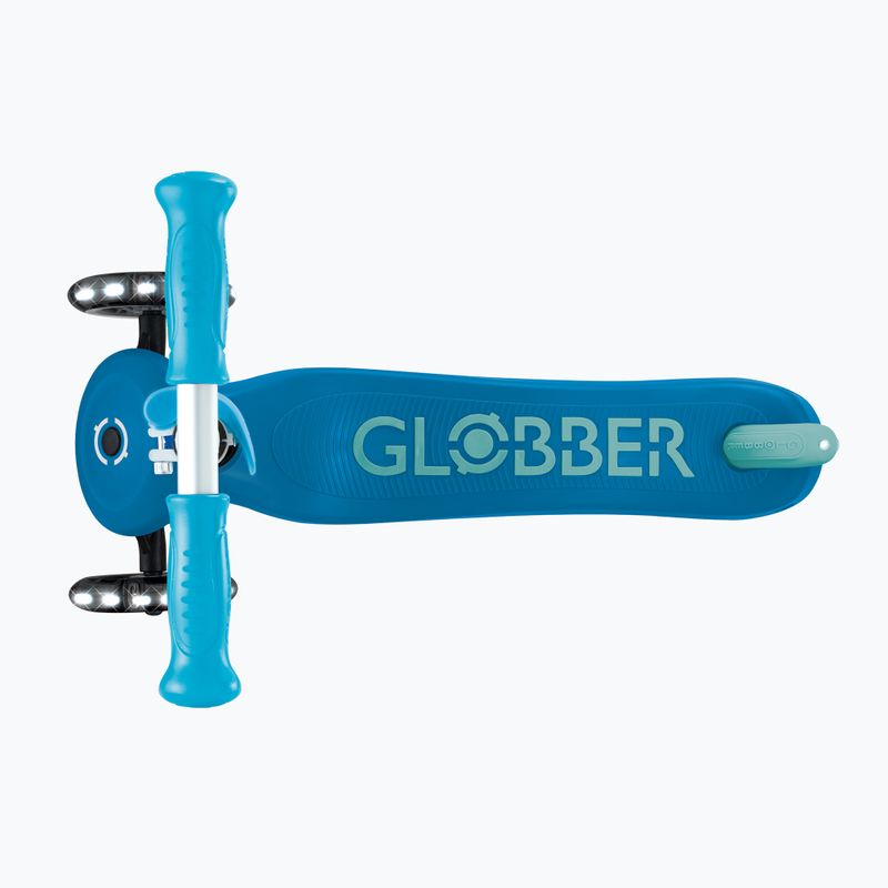 Gyermek háromkerekű roller Globber Primo Plus Glow Lights petrol blue 6