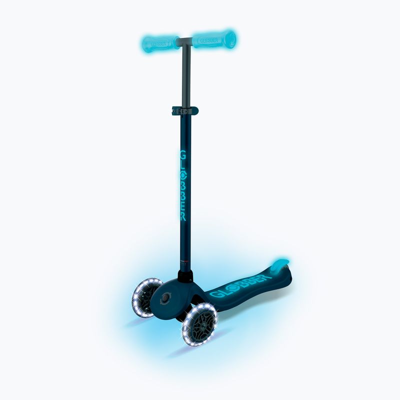 Gyermek háromkerekű roller Globber Primo Plus Glow Lights petrol blue 9