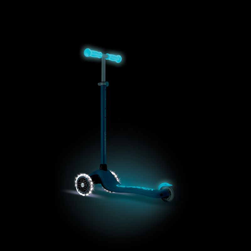 Gyermek háromkerekű roller Globber Primo Plus Glow Lights petrol blue 12