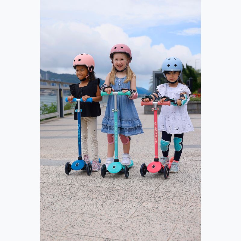 Gyermek háromkerekű roller Globber Primo Plus Glow Lights petrol blue 14
