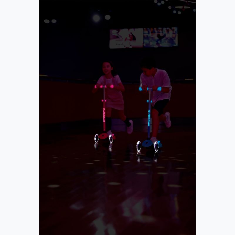 Gyermek háromkerekű roller Globber Primo Plus Glow Lights coral pink 16