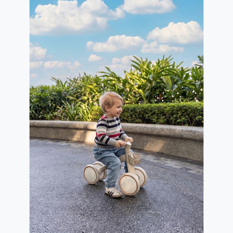 Négykerekű futóbicikli Globber Learning Bike Ecologic coconut 6