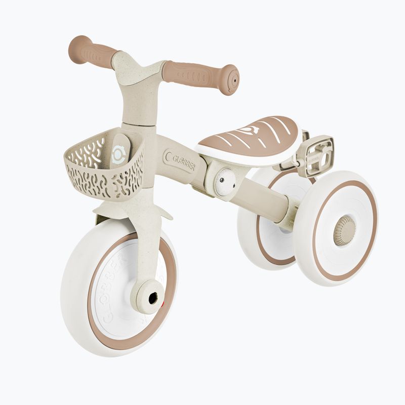 Háromkerekű futóbicikli Globber Learning Trike 2w1 Plus Ecologic coconut 4
