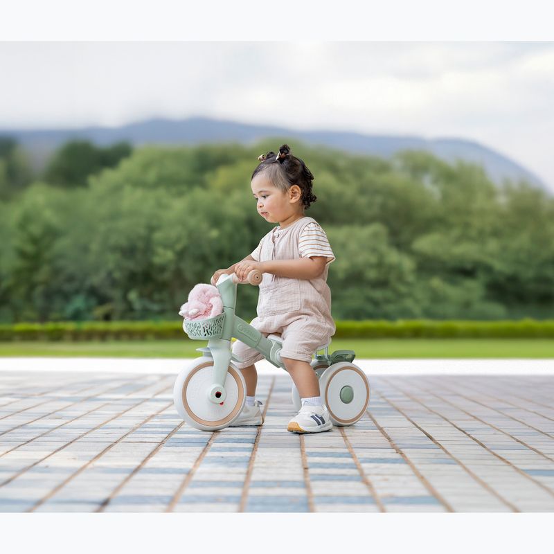 Háromkerekű futóbicikli Globber Learning Trike 2w1 Plus Ecologic pistachio 14
