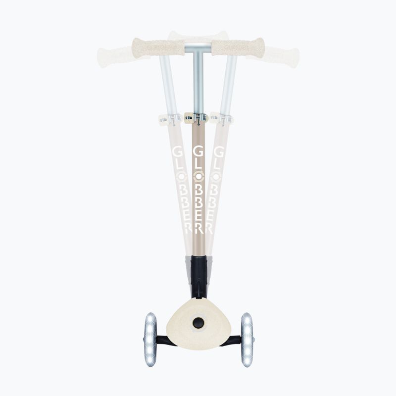 Gyermek háromkerekű roller Globber Junior Primo Foldable Lights Eco coconut 9