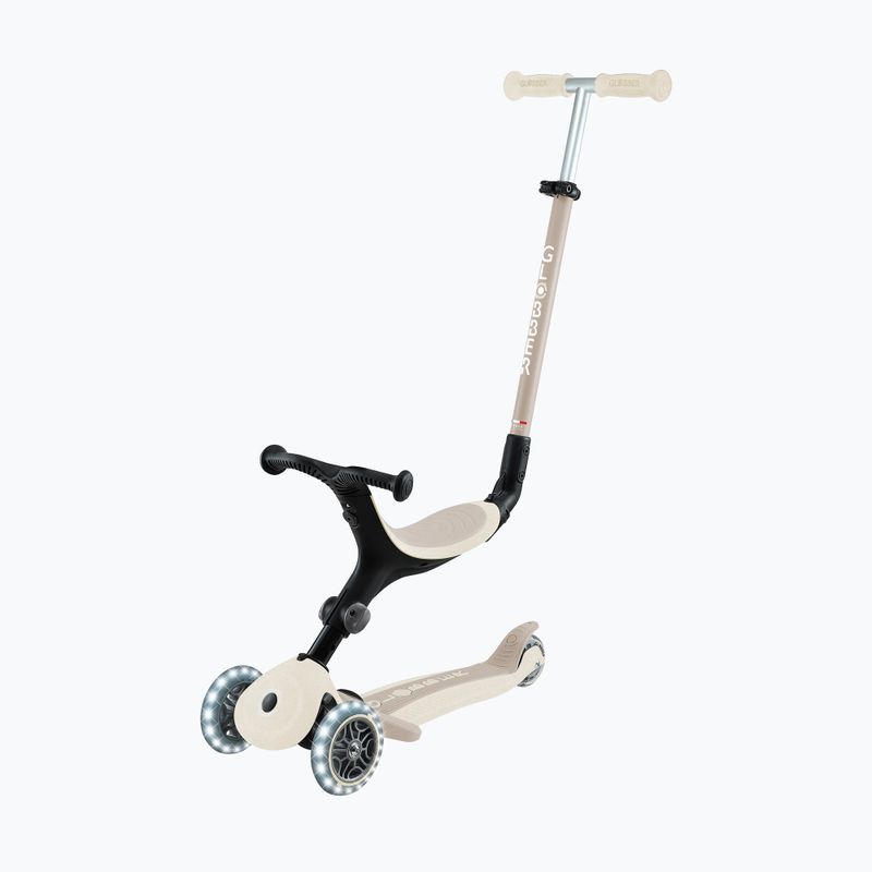 Gyermek háromkerekű roller Globber Go.Up Active Ecologic Lights coconut 10