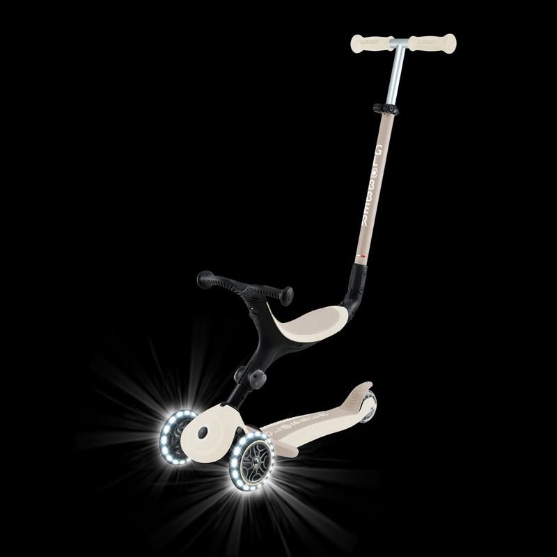 Gyermek háromkerekű roller Globber Go.Up Active Ecologic Lights coconut 17