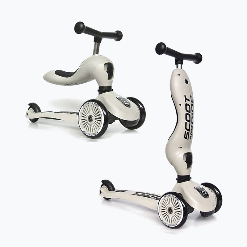 Hulajnoga trójkołowa dziecięca Scoot & Ride Highwaykick 1 ash