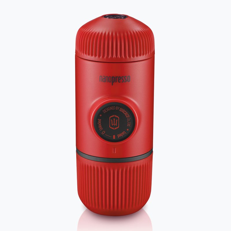 Wacaco Nanopresso hordozható kávéfőző 80 ml + tok láva piros 2