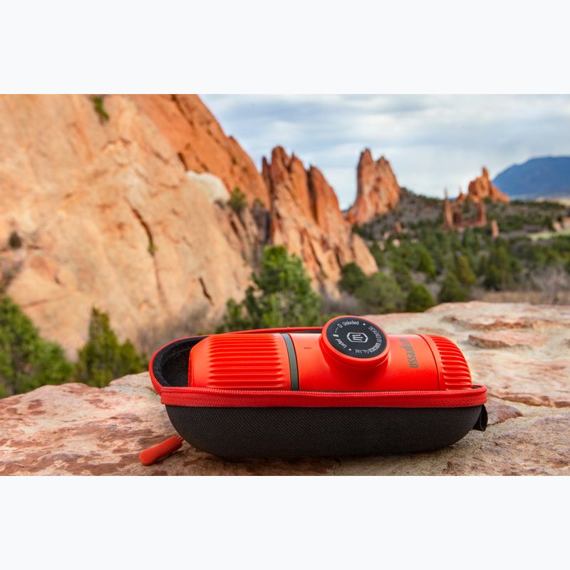 Wacaco Nanopresso hordozható kávéfőző 80 ml + tok láva piros 5