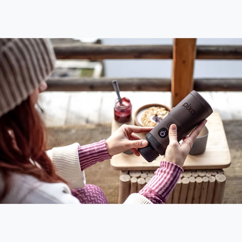 Hordozható kávéfőző Wacaco Pixapresso 120 ml dark burgundy 15