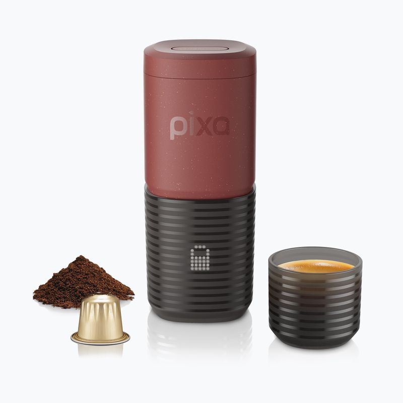 Hordozható kávéfőző Wacaco Pixapresso 120 ml tuscan red 4