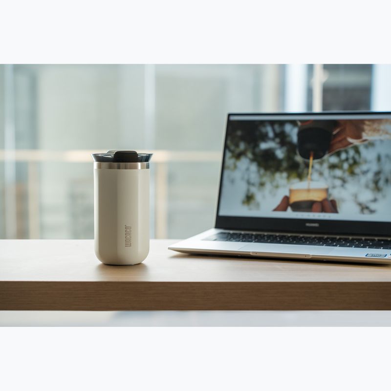 Utazóbögre WACACO Octaroma Lungo 300 ml ceramic white 3