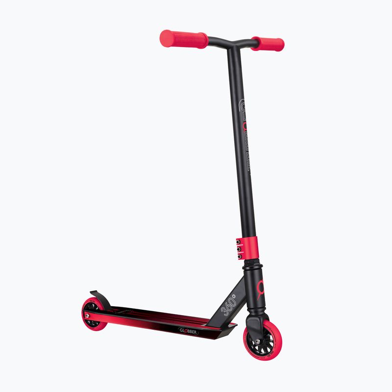 Globber Stunt GS 360 fekete/piros gyermek freestyle roller