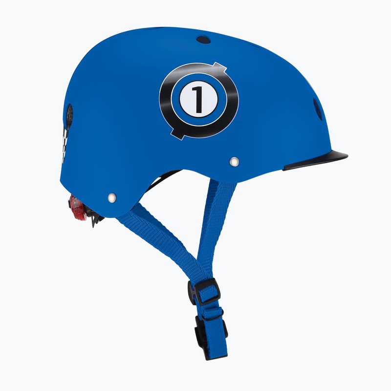 Gyermek sisak Globber Elite Lights navy blue racing 2