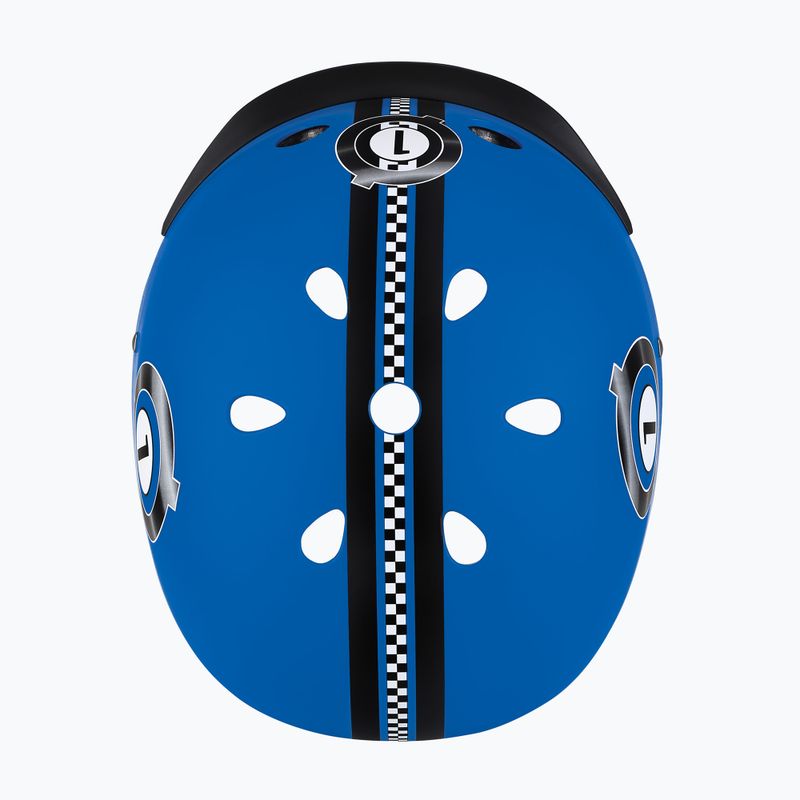 Gyermek sisak Globber Elite Lights navy blue racing 6