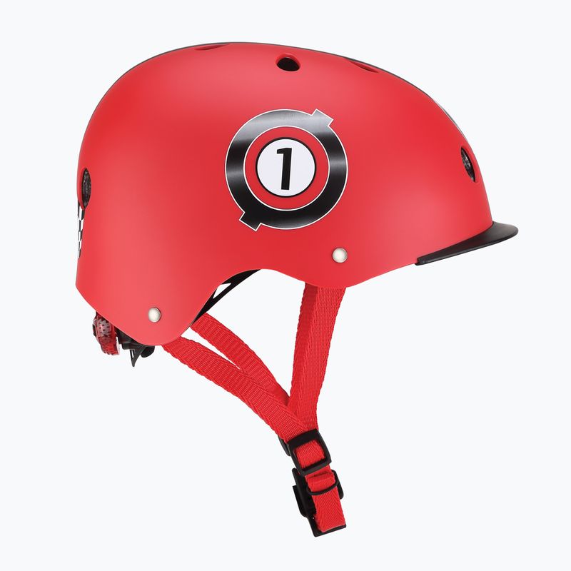 Gyermek sisak Globber Elite Lights new red racing 2