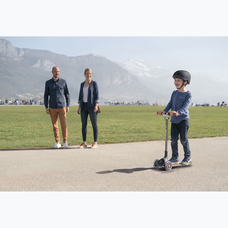 Gyermek sisak Globber Elite Lights black 8 ball 10