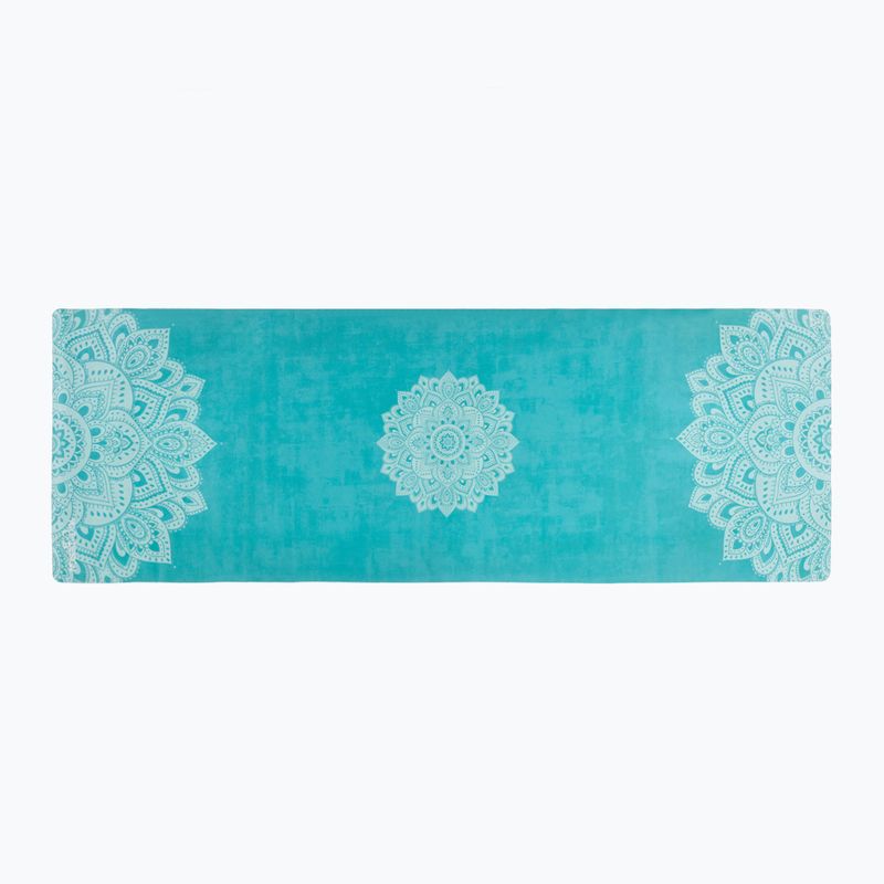 YogaDesignLab Combo jógaszőnyeg kék CM-1.5-Mandala türkizkék 2