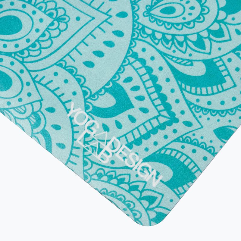 YogaDesignLab Combo jógaszőnyeg kék CM-1.5-Mandala türkizkék 3