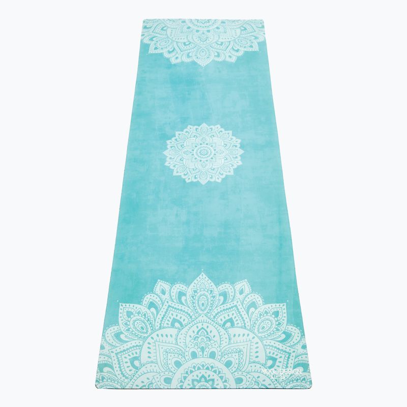 YogaDesignLab Combo jógaszőnyeg kék CM-1.5-Mandala türkizkék 5