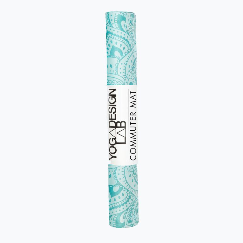 YogaDesignLab Combo jógaszőnyeg kék CM-1.5-Mandala türkizkék 7