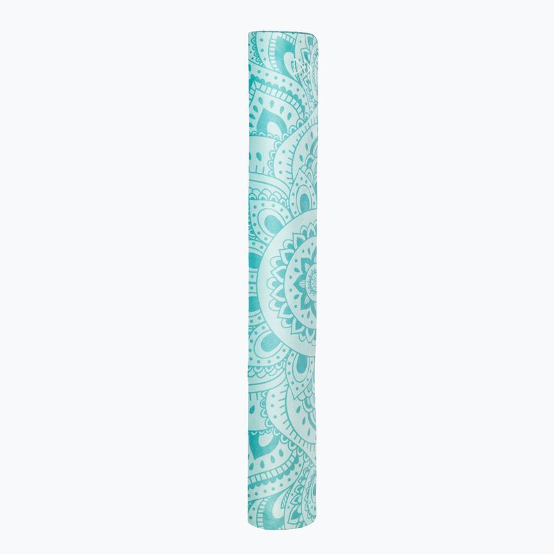 YogaDesignLab Combo jógaszőnyeg kék CM-1.5-Mandala türkizkék 9